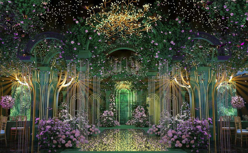 洪雅奇妙森林婚礼堂效果展示